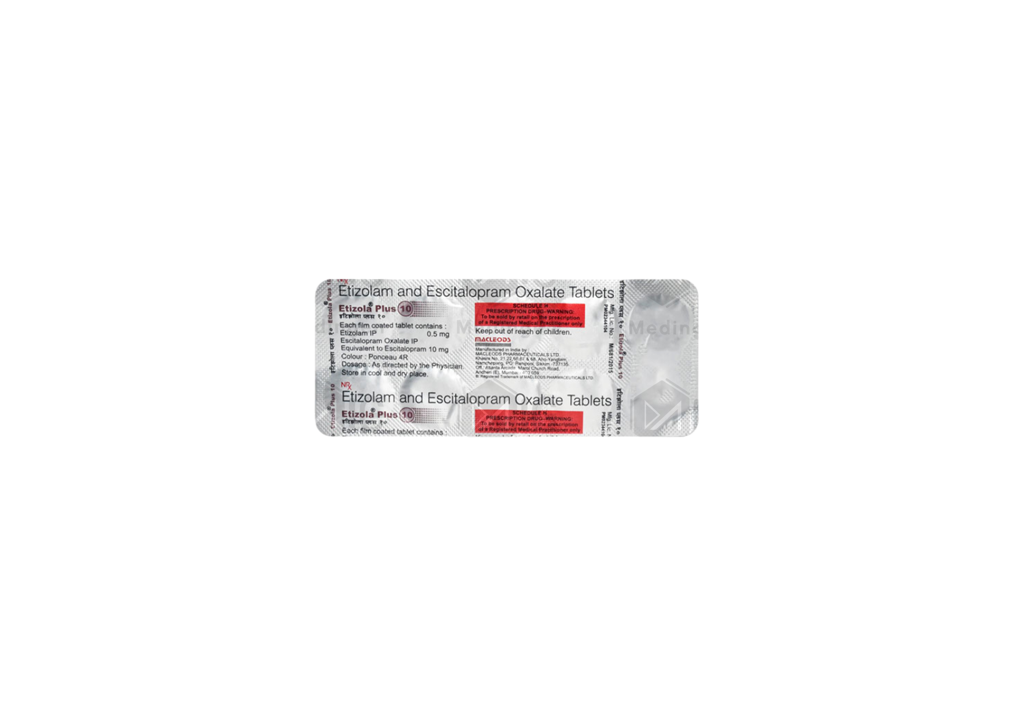 ETIZOLA PLUS 10MG